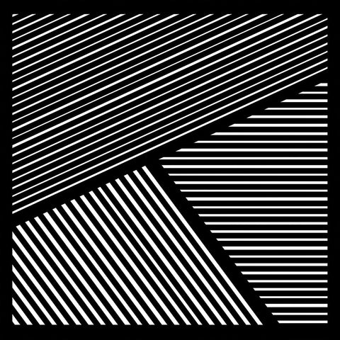 Controlled Chaos III Black Modern Wood Framed Art Print by Schlotzhauer, Jim
