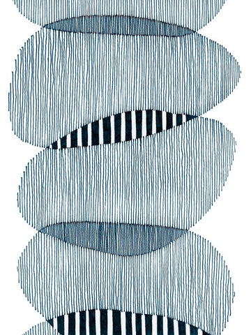 Thick and Thin I Black Modern Wood Framed Art Print by Galapon, Nikki