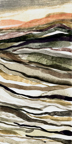 Waterscapes IV Black Ornate Wood Framed Art Print with Double Matting by Galapon, Nikki