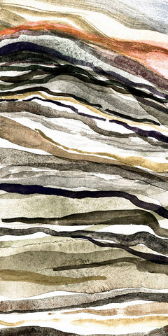 Waterscapes V Black Ornate Wood Framed Art Print with Double Matting by Galapon, Nikki
