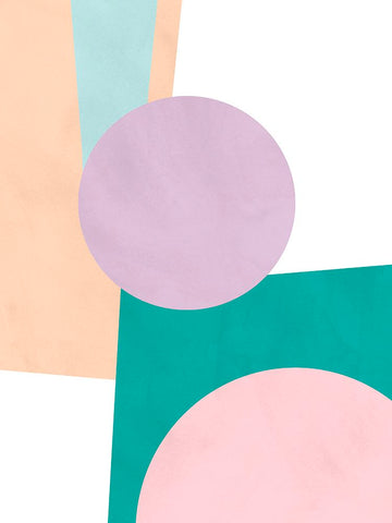 Paper Daydream II Black Modern Wood Framed Art Print by Vess, June Erica