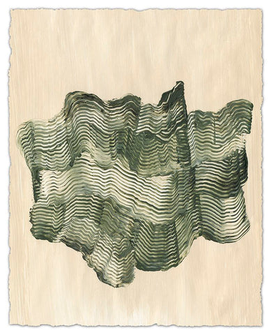 Chlorophyll II Black Modern Wood Framed Art Print by Lam, Vanna