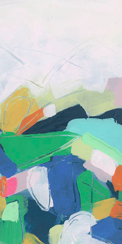 Fractal Fold III Black Modern Wood Framed Art Print by Vess, June Erica