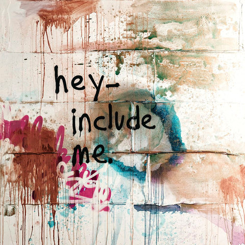 Hey II Black Modern Wood Framed Art Print by Youngstrom, Kent