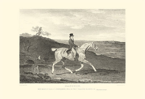 Custom Hackney Black Ornate Wood Framed Art Print with Double Matting by Scott, John