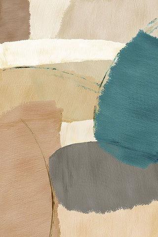 Rhythm and Flow II Black Modern Wood Framed Art Print by Kouta, Flora