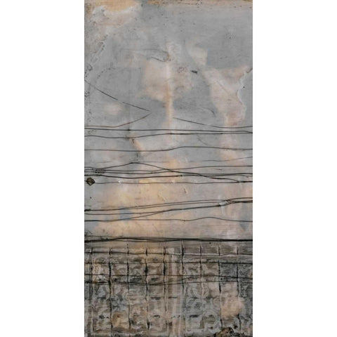 Subtle Symphony I Black Modern Wood Framed Art Print with Double Matting by Goldberger, Jennifer