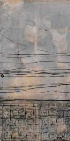 Subtle Symphony I Black Ornate Wood Framed Art Print with Double Matting by Goldberger, Jennifer