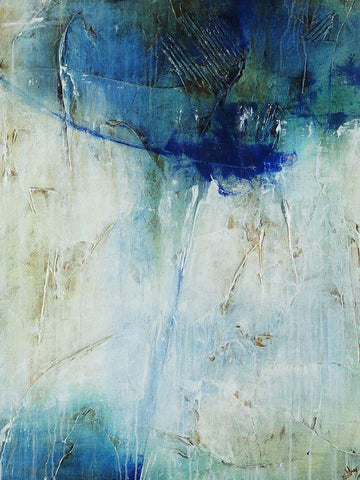 Aerial II White Modern Wood Framed Art Print with Double Matting by Schicker, Joshua