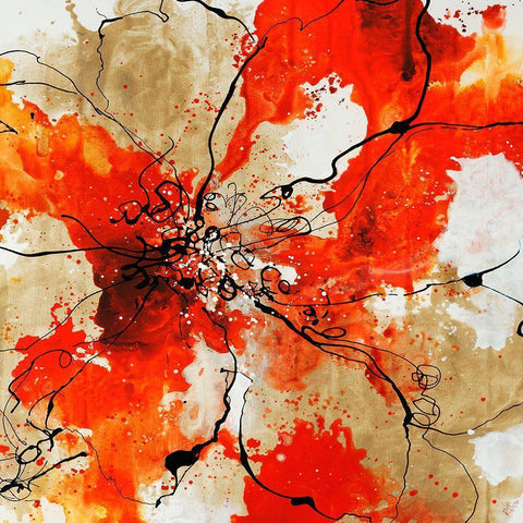 Allure II Gold Ornate Wood Framed Art Print with Double Matting by Drotar, Rikki