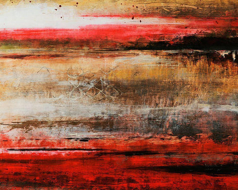 Art Zero I White Modern Wood Framed Art Print with Double Matting by Douglass, Farrell