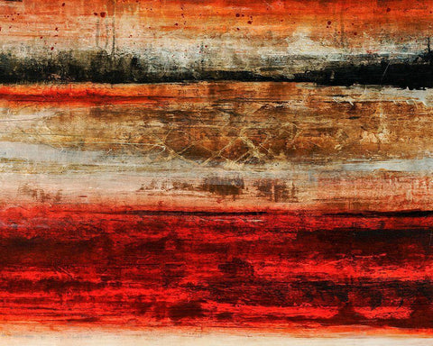 Art Zero II White Modern Wood Framed Art Print with Double Matting by Douglass, Farrell