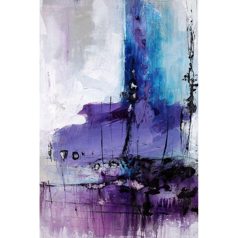 Donde Black Modern Wood Framed Art Print with Double Matting by Schicker, Joshua