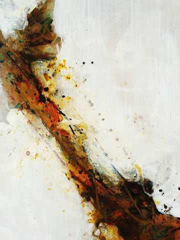 Gold Canyon I White Modern Wood Framed Art Print with Double Matting by Taylor, Kari