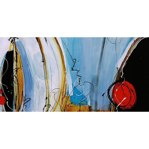 Playground Pops Black Modern Wood Framed Art Print by Douglass, Farrell