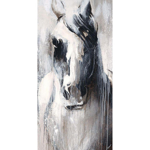 Prairie II Black Modern Wood Framed Art Print with Double Matting by Edmunds, Sydney