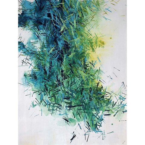 To the Point I White Modern Wood Framed Art Print by Edmunds, Sydney