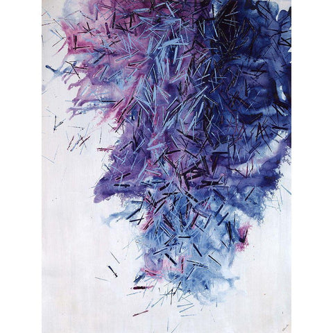 To the Point II White Modern Wood Framed Art Print by Edmunds, Sydney