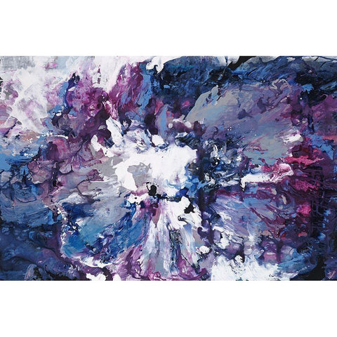 Violet Waters Seduction Black Modern Wood Framed Art Print with Double Matting by Edmunds, Sydney