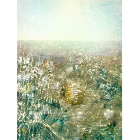 Ocean Dream II White Modern Wood Framed Art Print by Ilosky, Pam