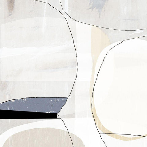 Beholder I White Modern Wood Framed Art Print by Jasper, Sisa