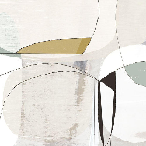 Beholder II Black Modern Wood Framed Art Print with Double Matting by Jasper, Sisa