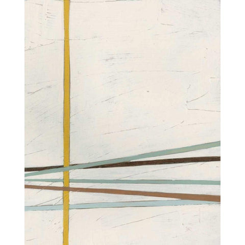 Tangle I White Modern Wood Framed Art Print by Vess, June Erica