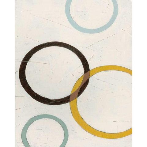 Tangle IV White Modern Wood Framed Art Print by Vess, June Erica