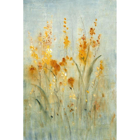 Spray of Wildflowers II White Modern Wood Framed Art Print by OToole, Tim