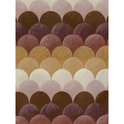 Plum Orchard II Black Modern Wood Framed Art Print with Double Matting by Zarris, Chariklia