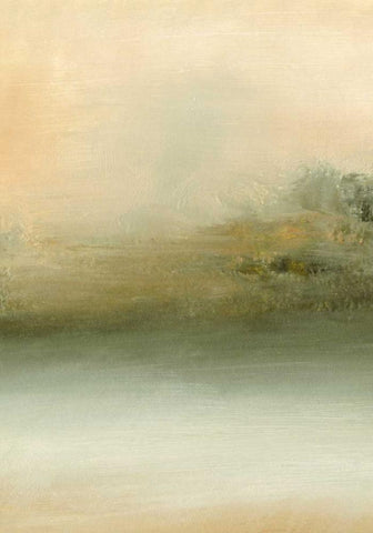 Spring Tree I Black Ornate Wood Framed Art Print with Double Matting by Gordon, Sharon