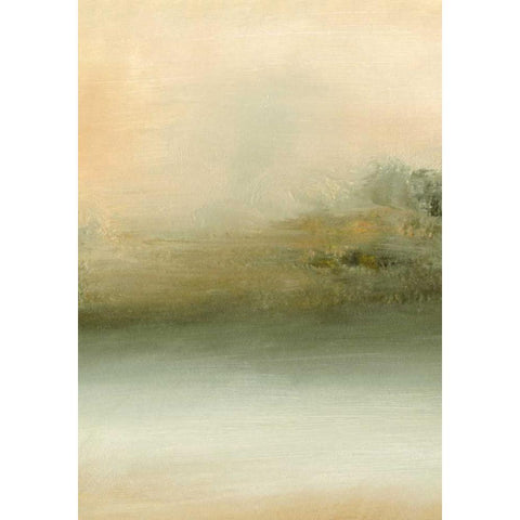 Spring Tree I Black Modern Wood Framed Art Print with Double Matting by Gordon, Sharon