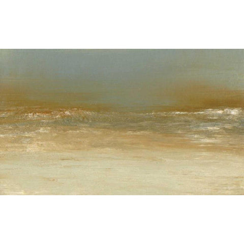 Sea Breezes II White Modern Wood Framed Art Print by Gordon, Sharon