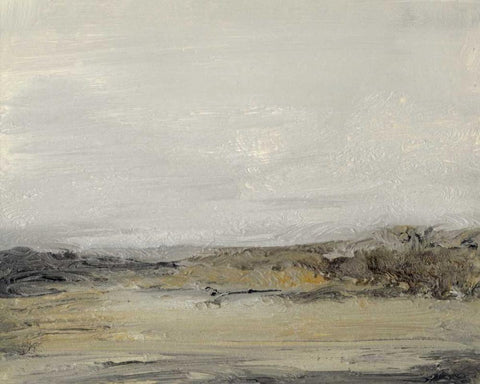 Mist II Black Ornate Wood Framed Art Print with Double Matting by Gordon, Sharon