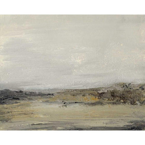 Mist II Black Modern Wood Framed Art Print by Gordon, Sharon