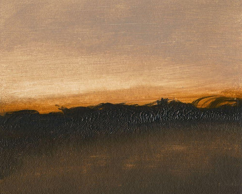 Dawning II Black Ornate Wood Framed Art Print with Double Matting by Gordon, Sharon