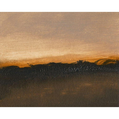 Dawning II Black Modern Wood Framed Art Print by Gordon, Sharon