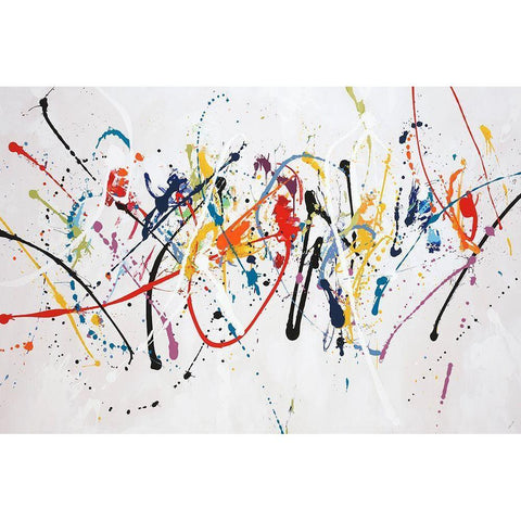 Amplified White Modern Wood Framed Art Print by Edmunds, Sydney