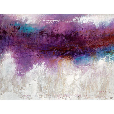 Reach I Black Modern Wood Framed Art Print with Double Matting by Schicker, Joshua