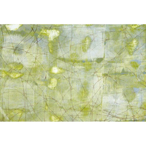 String Theory I White Modern Wood Framed Art Print by Goldberger, Jennifer