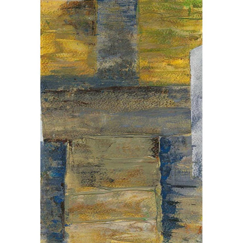 Madras I Gold Ornate Wood Framed Art Print with Double Matting by Weddell, Georgia