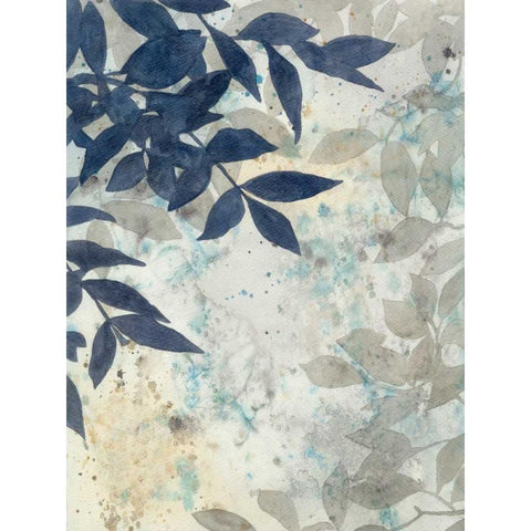 Aquarelle Shadows I White Modern Wood Framed Art Print by Meagher, Megan