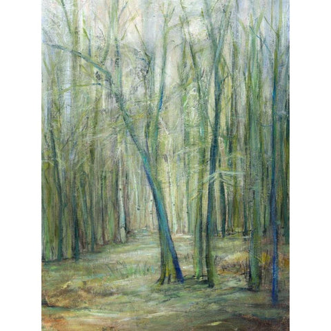 Crossroad II Black Modern Wood Framed Art Print by Crawford, Beverly