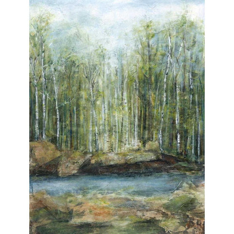 Adventure II Black Modern Wood Framed Art Print by Crawford, Beverly