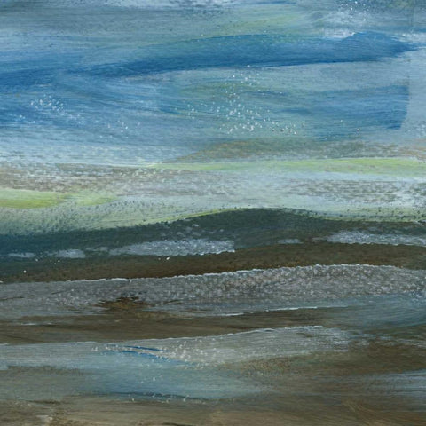 Denim Dance IV White Modern Wood Framed Art Print by Choate, Lisa