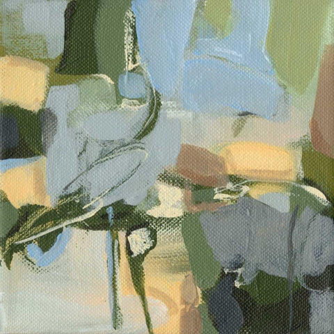 Rain Black Modern Wood Framed Art Print by Long, Christina