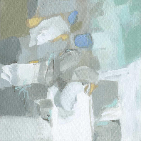 Toasted Coconut Black Modern Wood Framed Art Print with Double Matting by Long, Christina