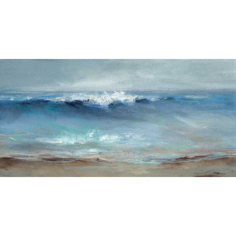 Northeast Wind Black Modern Wood Framed Art Print by Long, Christina