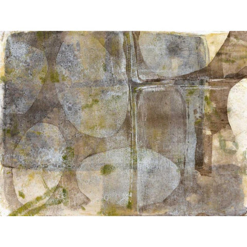 River Rock III Black Modern Wood Framed Art Print by Goldberger, Jennifer