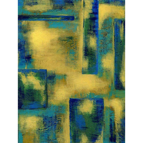 Unconditional II Gold Ornate Wood Framed Art Print with Double Matting by Stramel, Renee W.